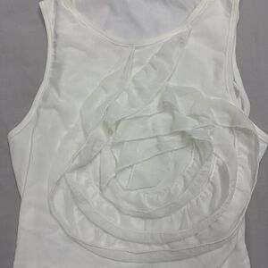 SHEIN White Layered Tank Top